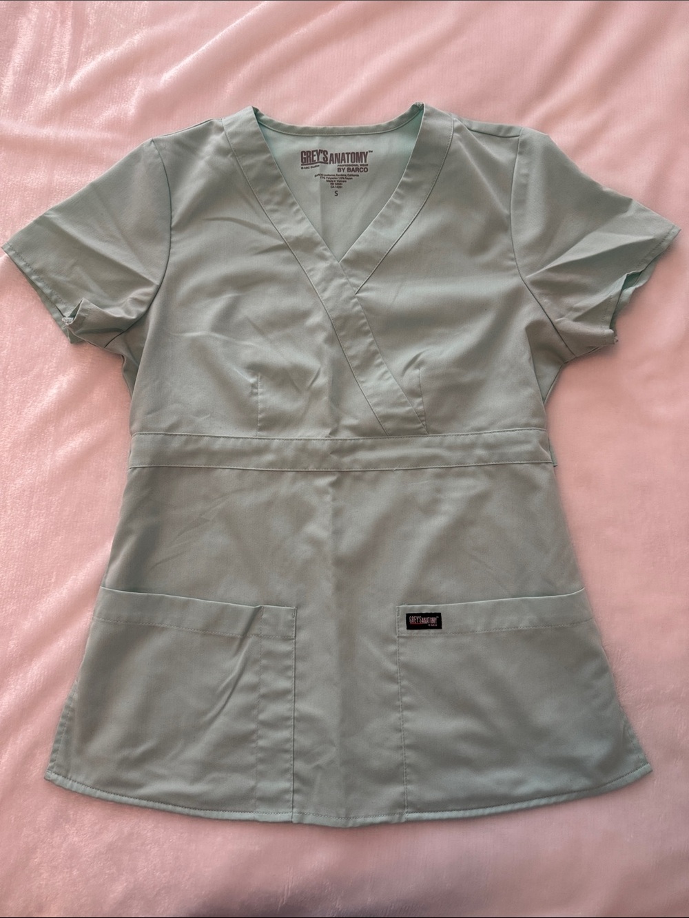 Grey's Anatomy Mint Green Women's Scrub Top